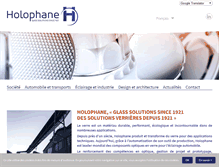 Tablet Screenshot of holophane.fr