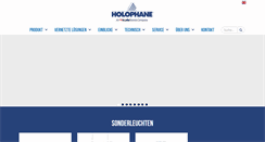 Desktop Screenshot of holophane.de