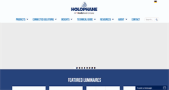 Desktop Screenshot of holophane.co.uk